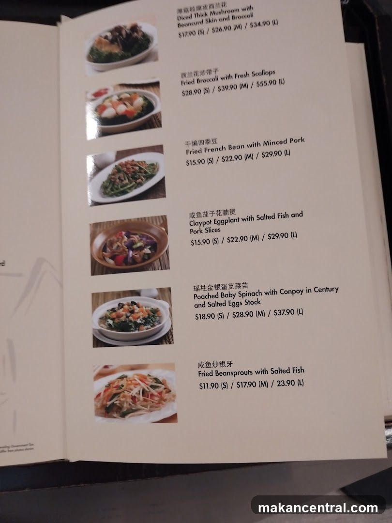 Restaurant Menu Page