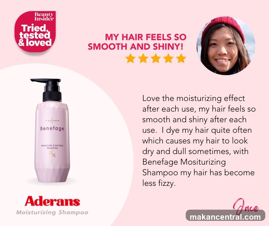 Benefage Moisturizing Shampoo Advertisement