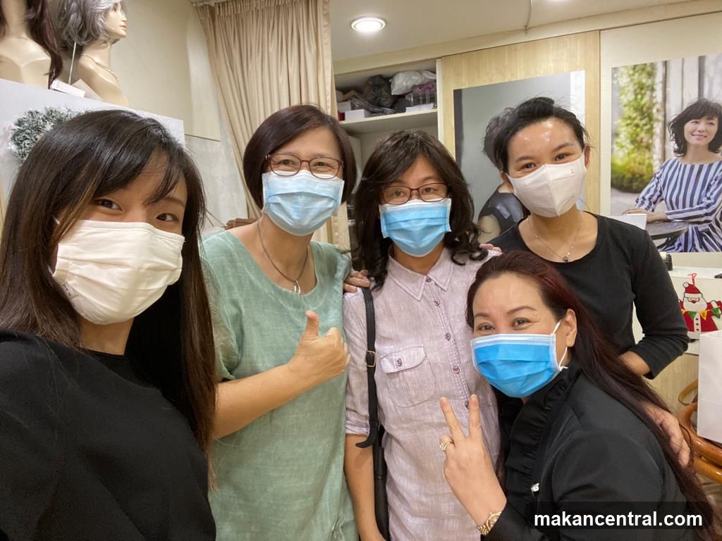 Group photo in a salon or beauty studio