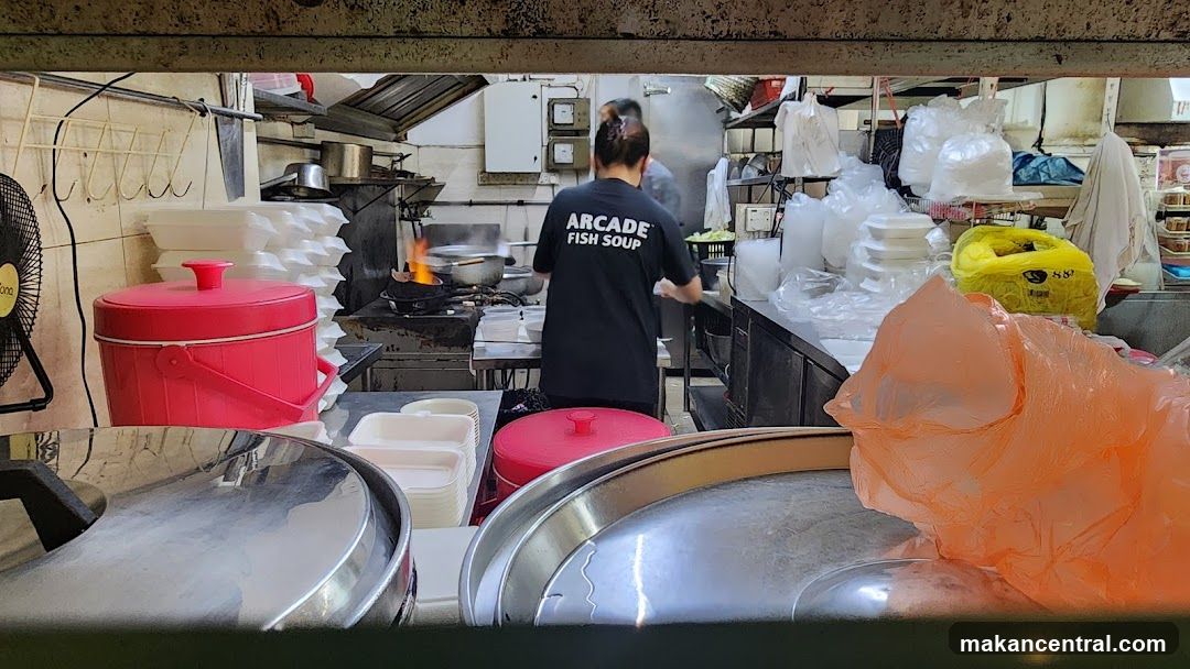 Arcade Fish Soup kitchen interior
