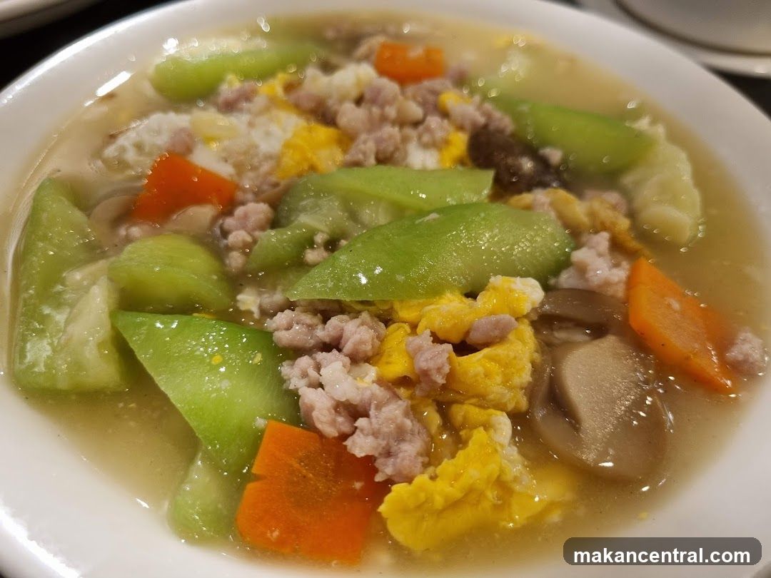 Soup in a bowl