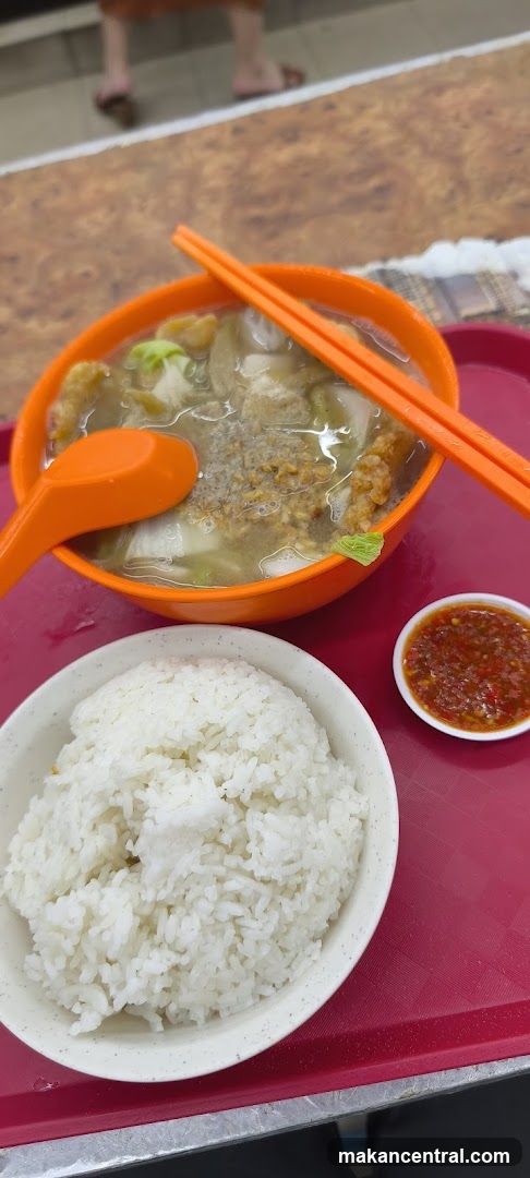 Food on a tray