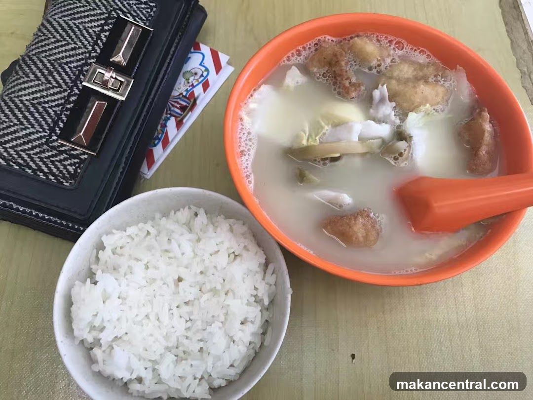 Meal with personal items