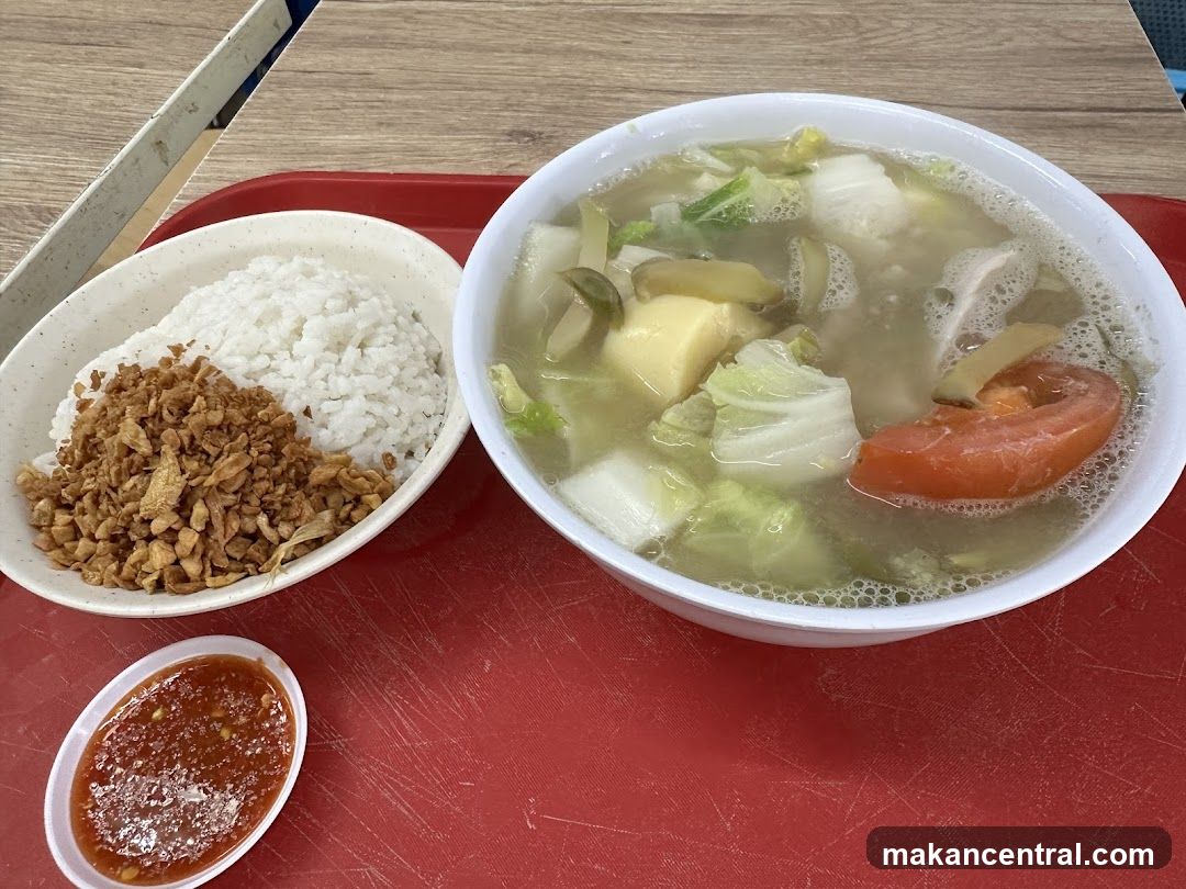 Food served on tray