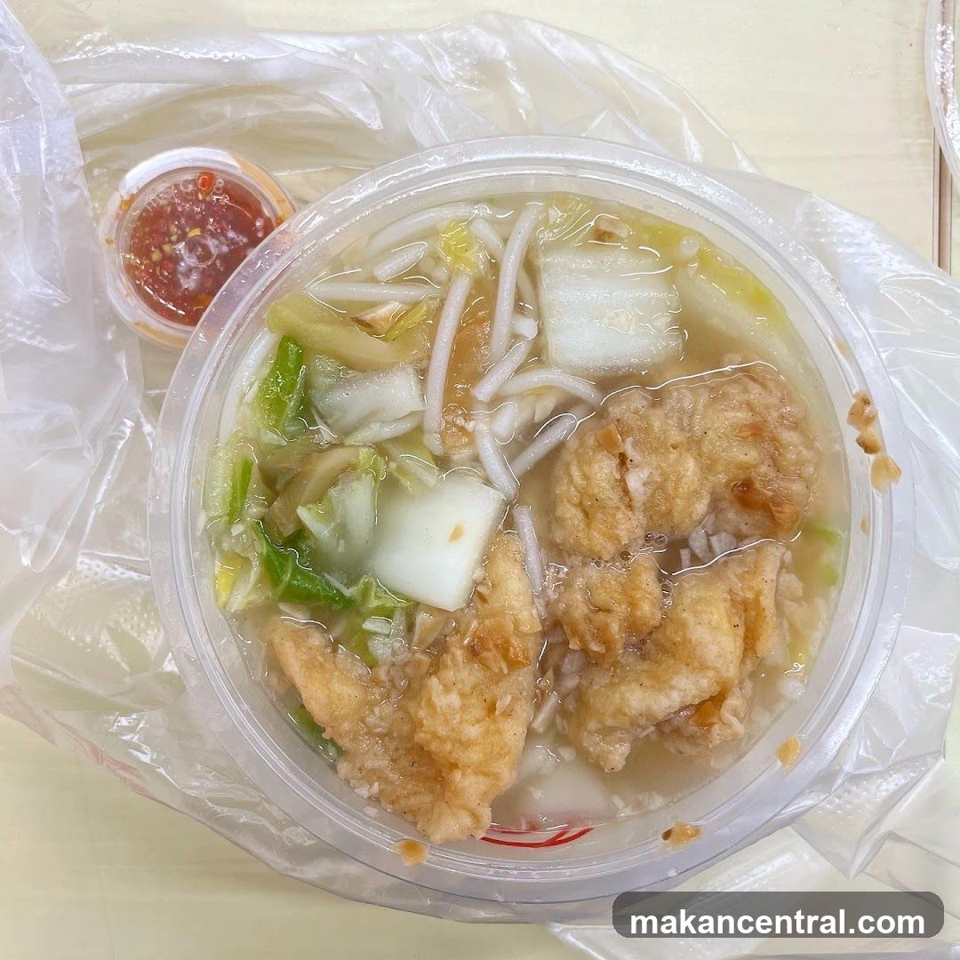 Food in plastic container