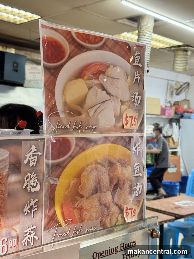 Restaurant Interior with Menu Board