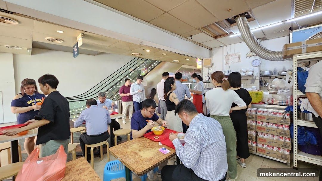 Interior of a busy eatery