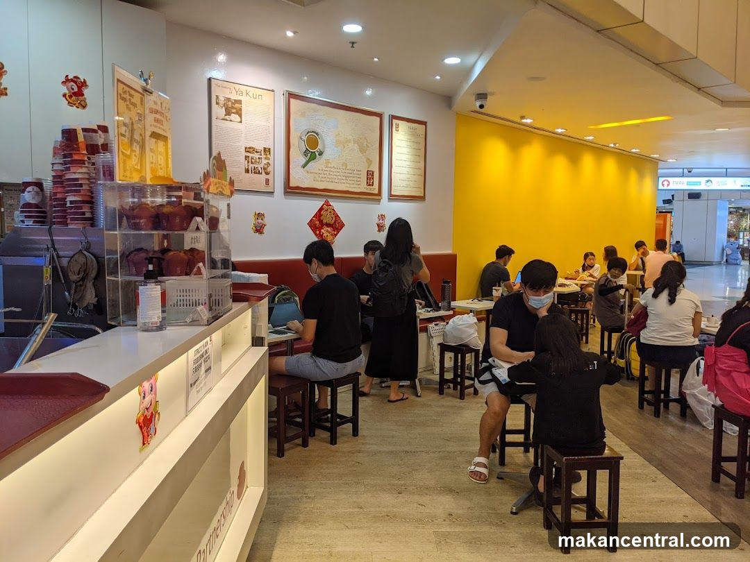 Interior of a café or food stall