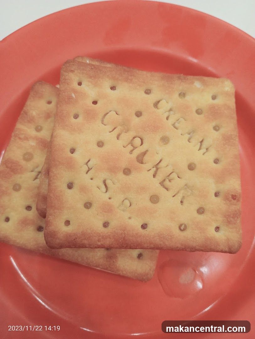 Cracker on Plate