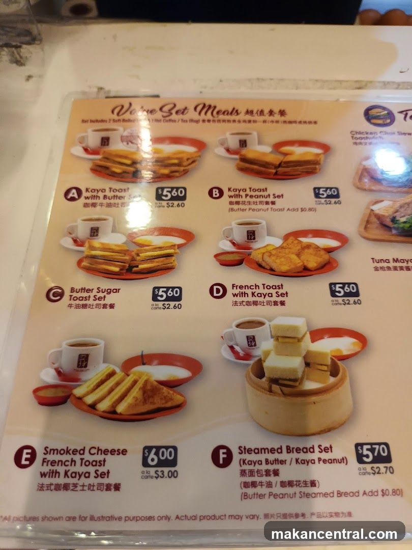 Value Set Meals Menu