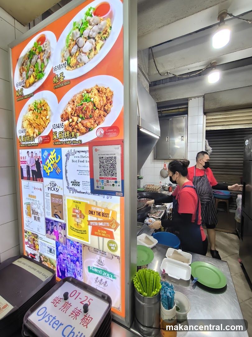 Food stall interior