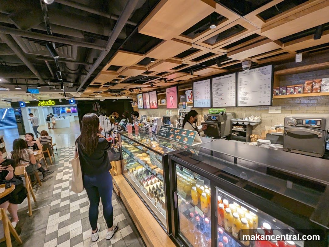 Interior of a café or food court