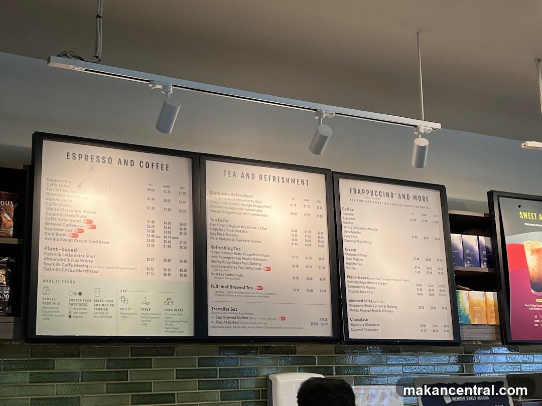 Starbucks Menu Boards