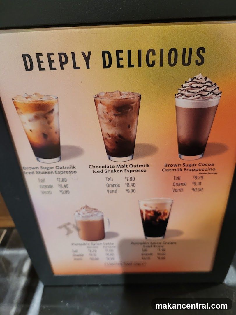 Deeply Delicious Menu Board