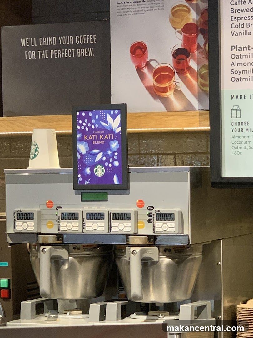 Starbucks Coffee Machine Area
