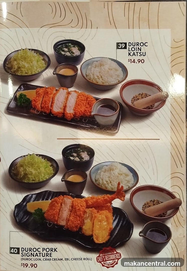 Duroc Loin Katsu and Duroc Pork Signature