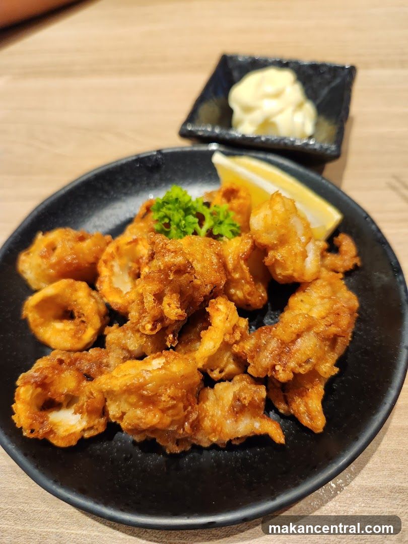 Fried Squid Dish