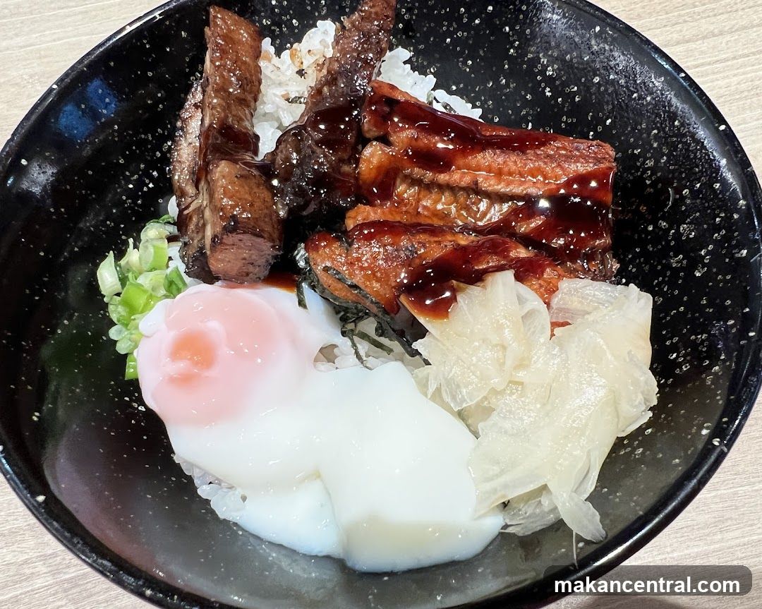 Bowl of Japanese-style rice bowl