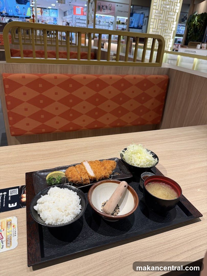 Restaurant Interior with Meal