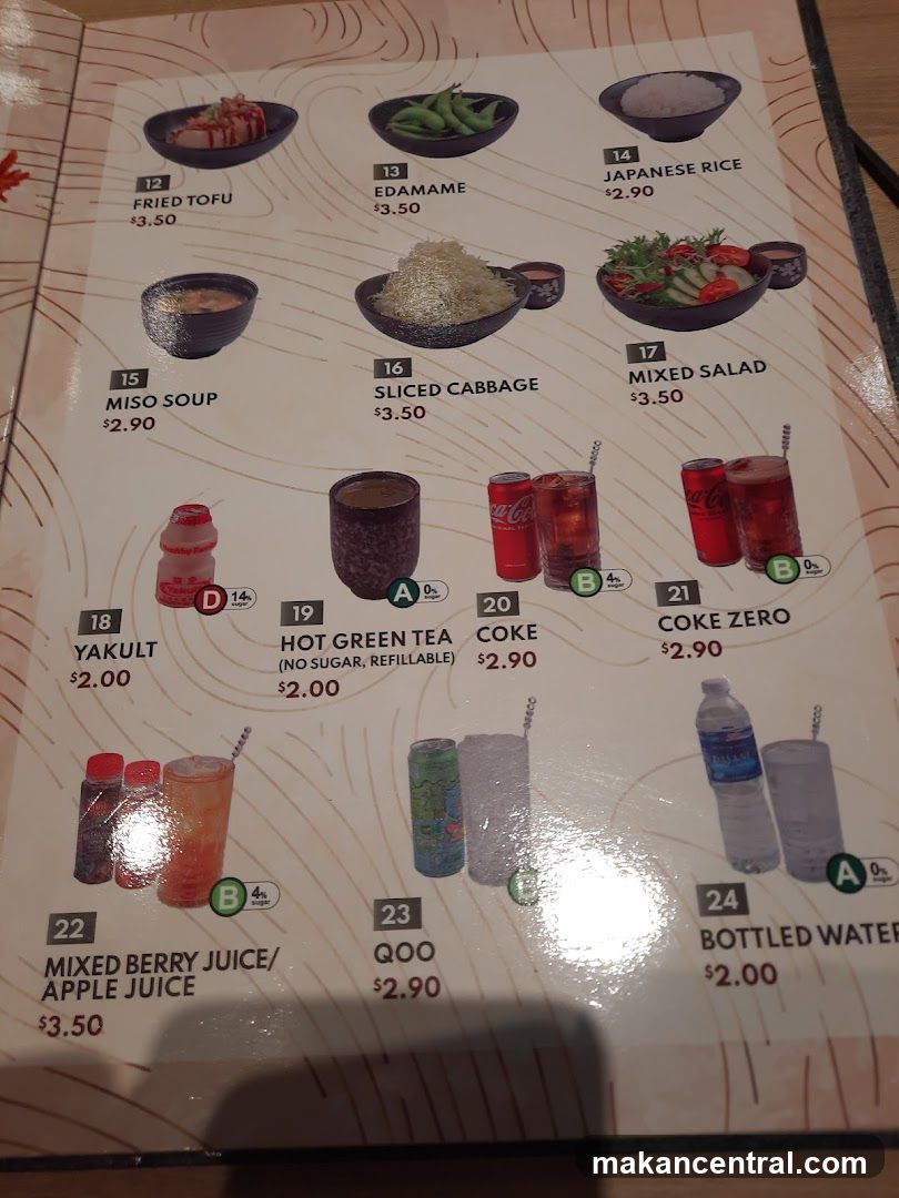 Restaurant Menu Section