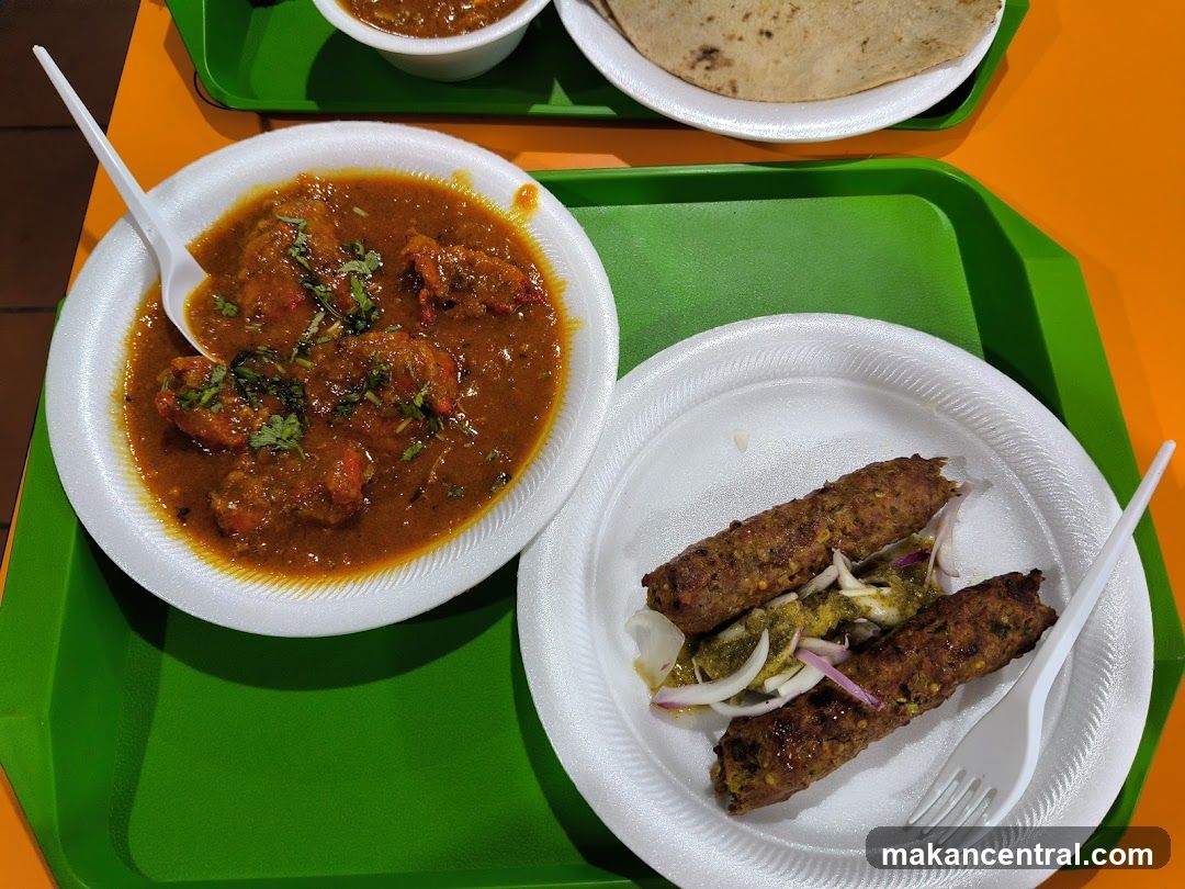 Food served on trays