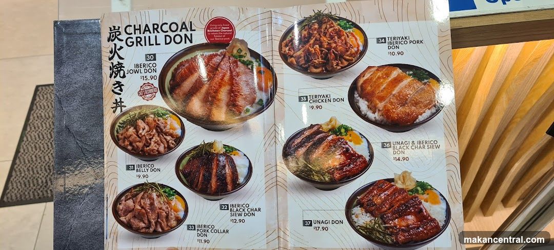 Charcoal Grill Don Menu