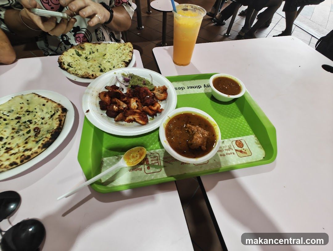 Dinner at food stall