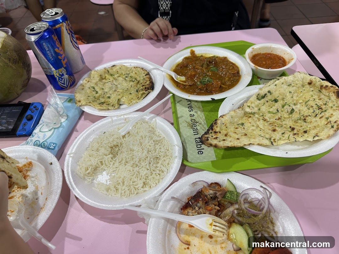 Food at a stall