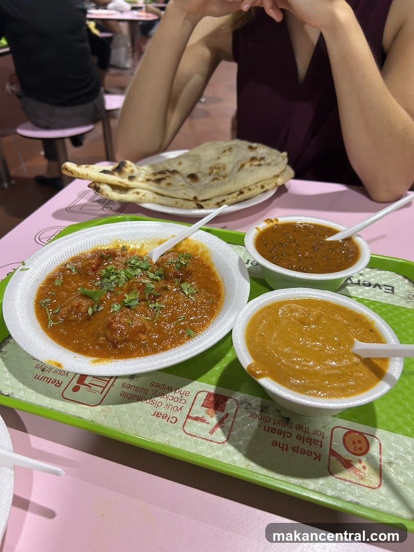 Food at a dining area
