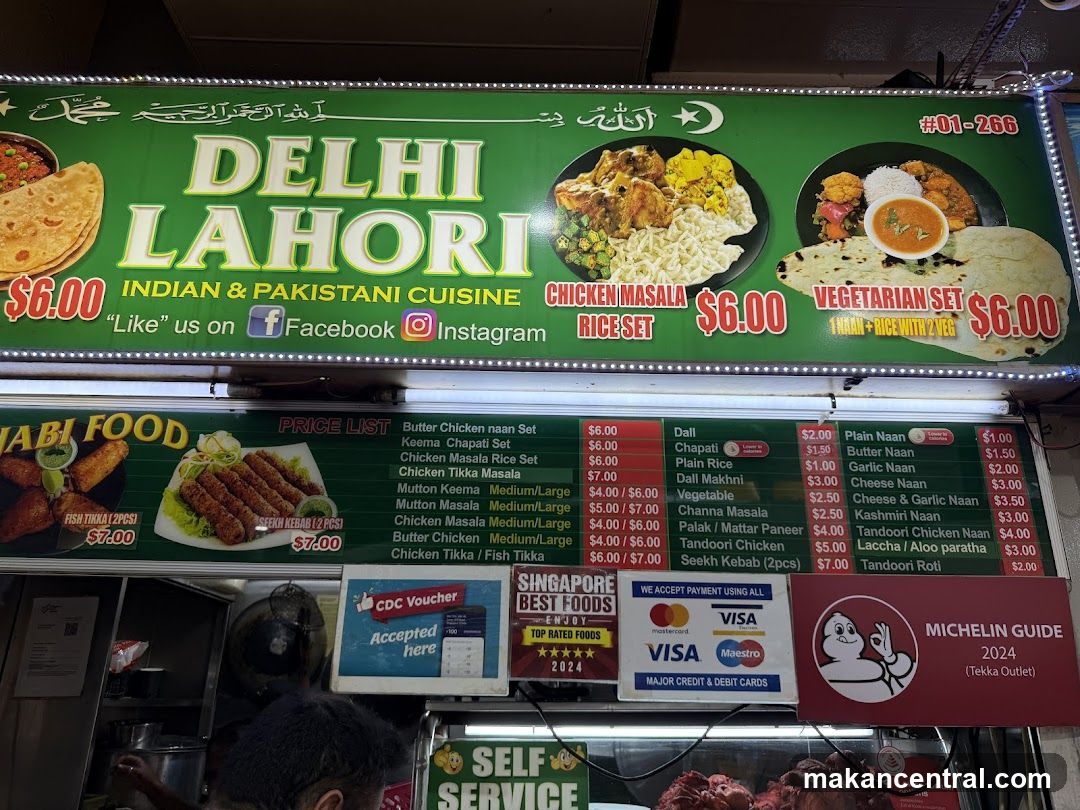 Delhi Lahori - Indian & Pakistani Cuisine Menu