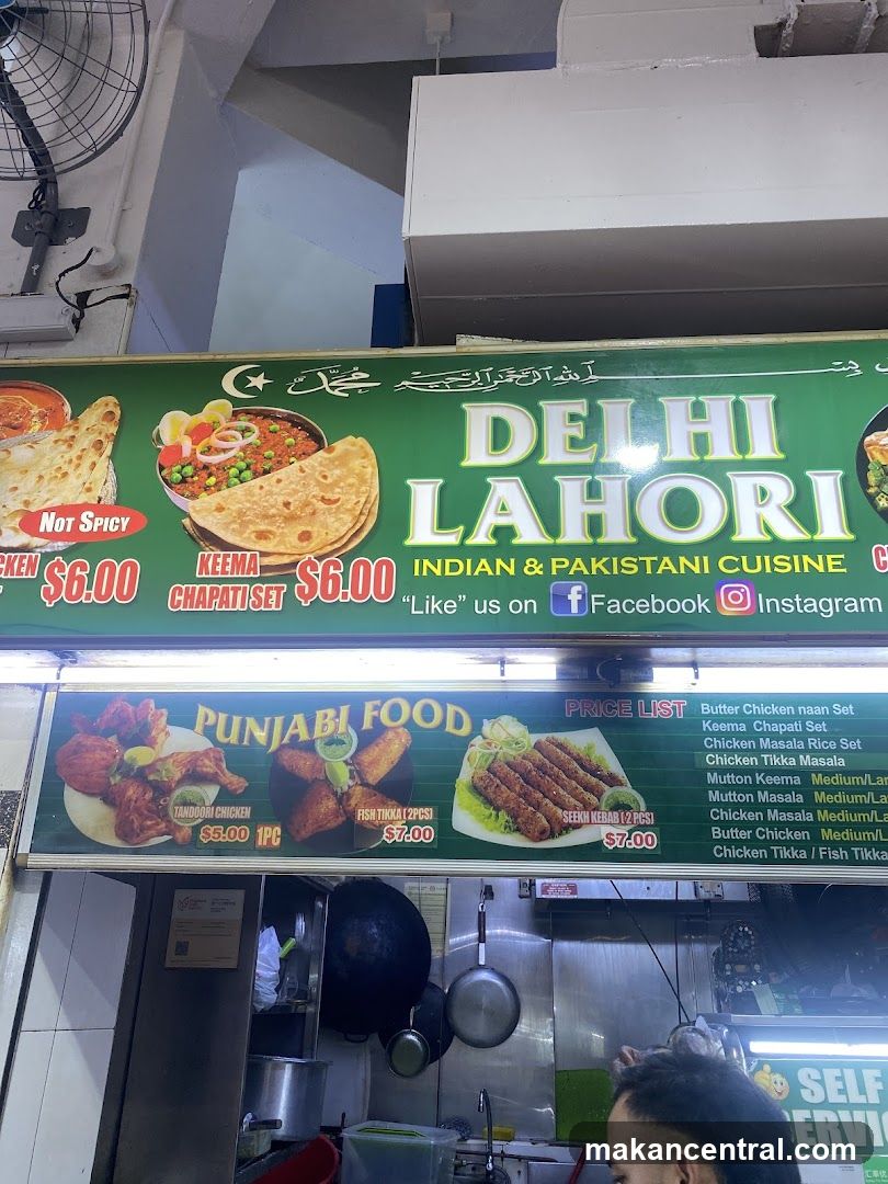 Delhi Lahori Indian & Pakistani Cuisine Menu