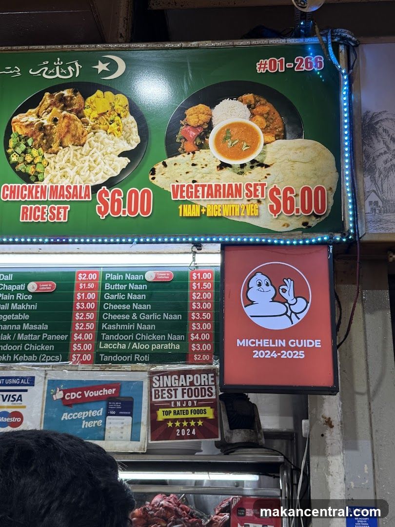 Indian Food Menu Board