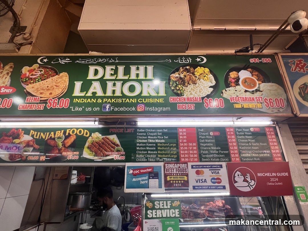 Delhi Lahori Indian & Pakistani Cuisine Menu