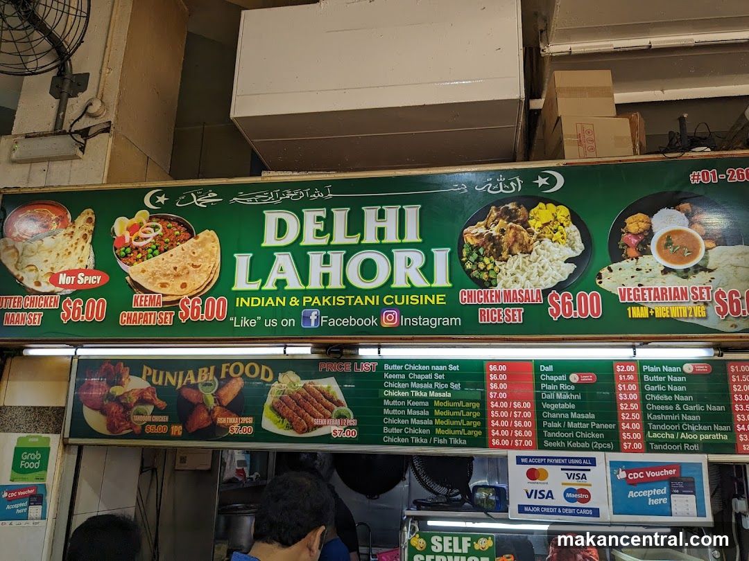 Delhi Lahori Indian & Pakistani Cuisine Menu