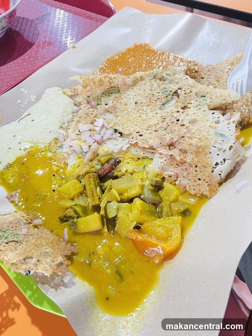 Food dish on tray