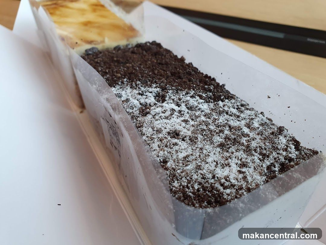 Chocolate Crumb Dessert in Packaging