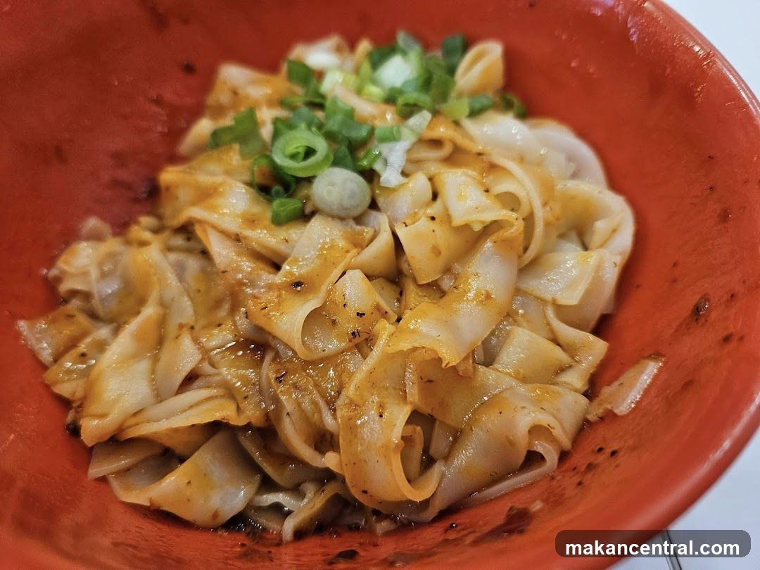 Noodles in a bowl