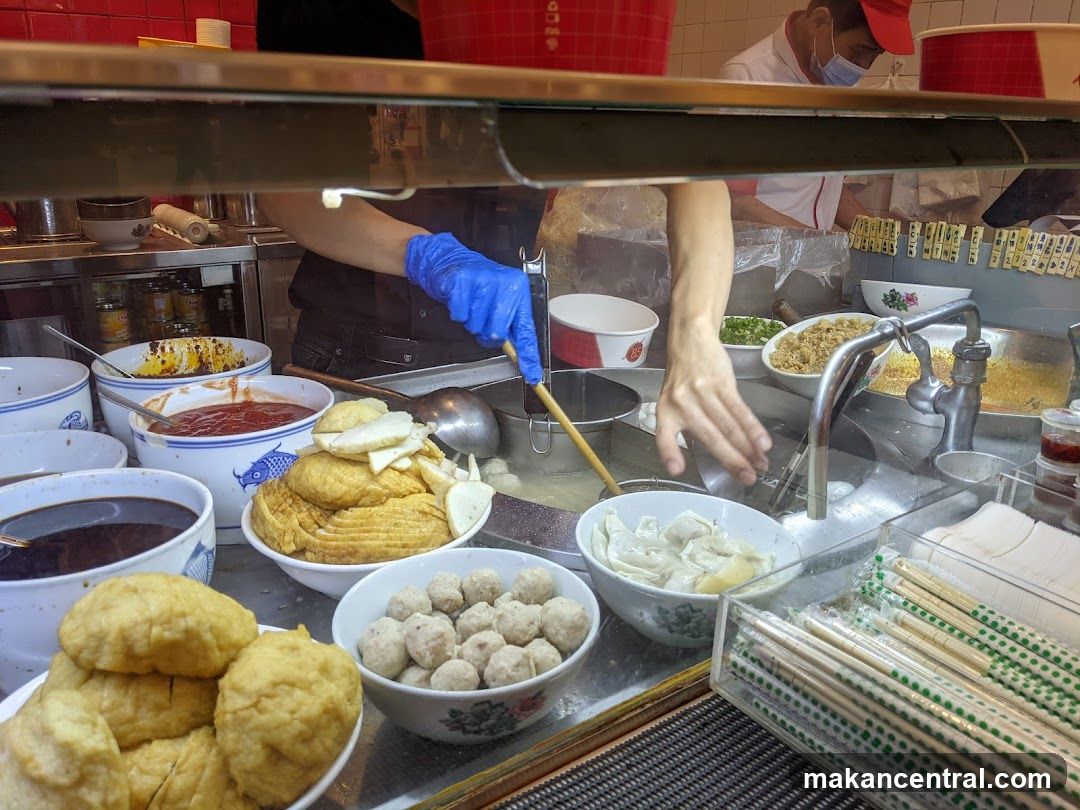 Food stall interior