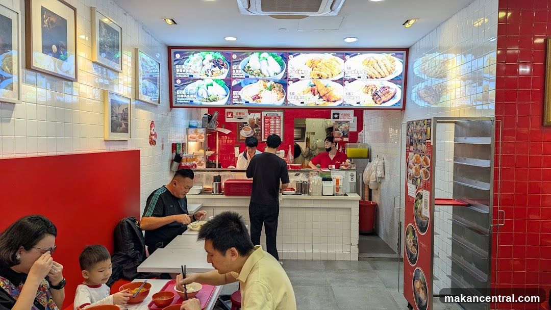 Interior of a food stall