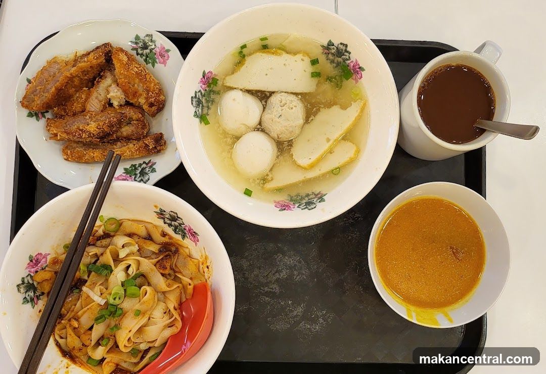 Food Tray with Dishes