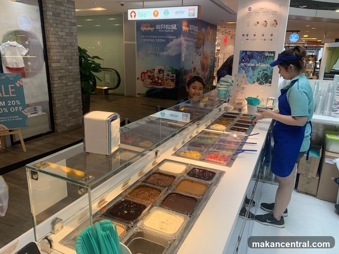 Ice cream shop interior