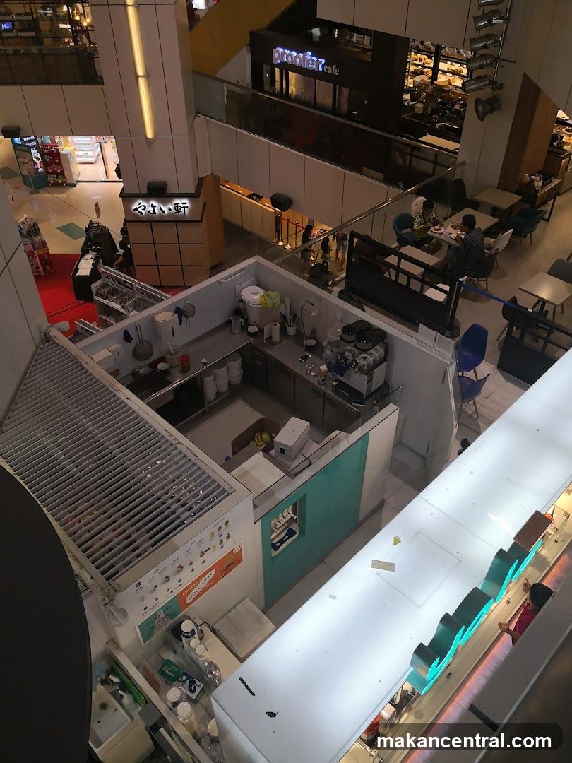 Multi-level shopping mall interior