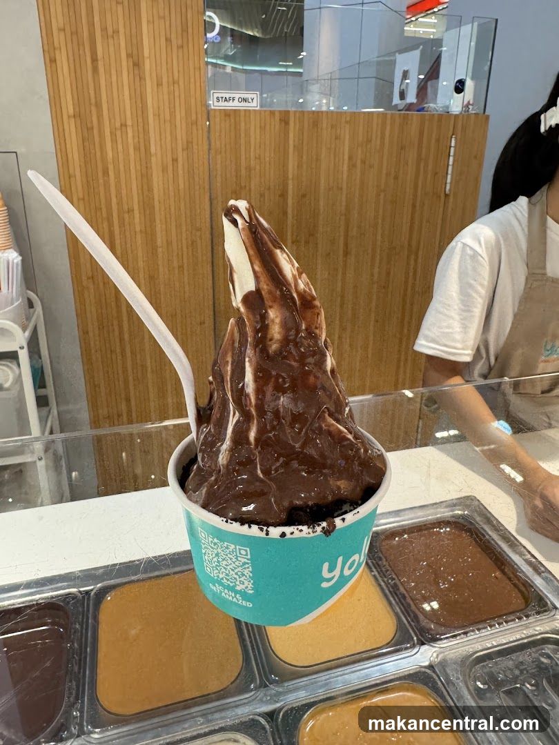 Soft Serve Ice Cream with Toppings