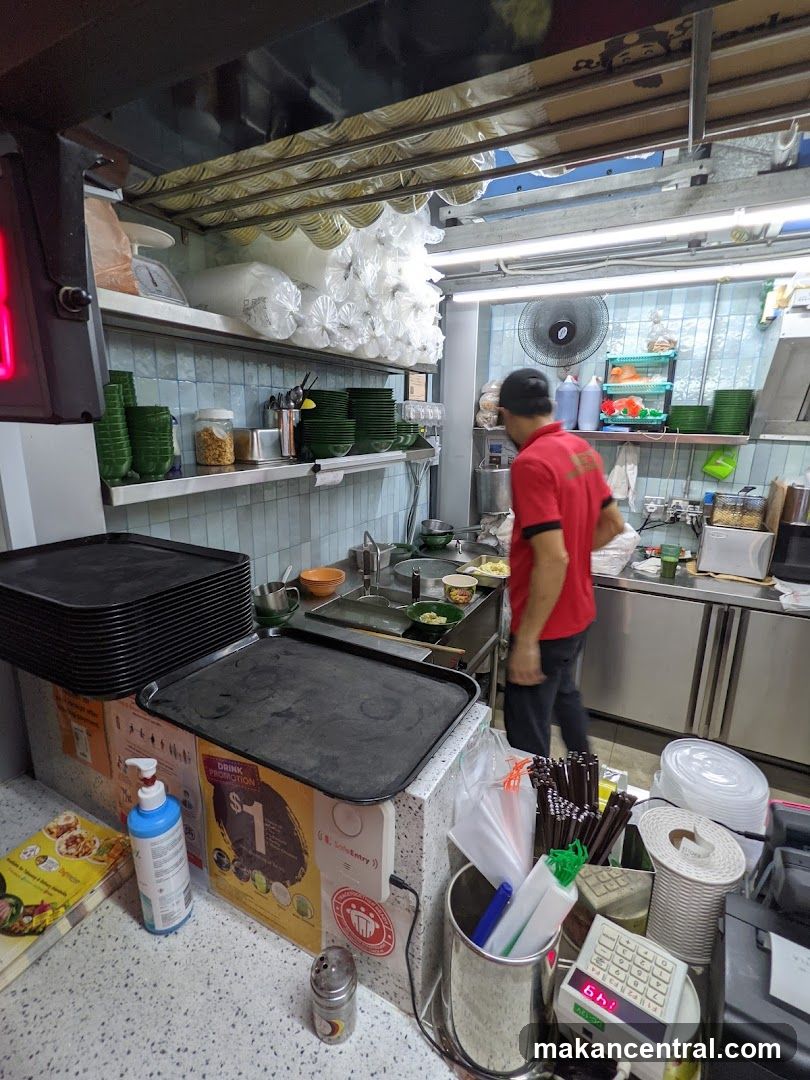 Food stall interior
