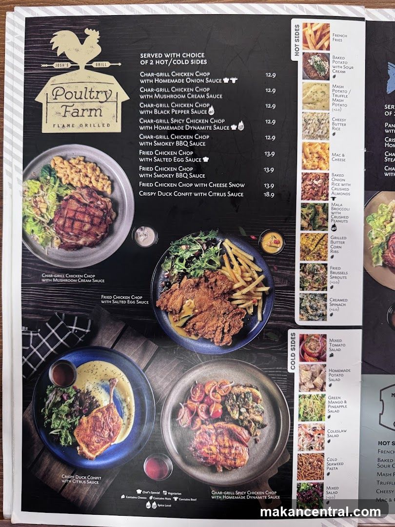 Poultry Farm Menu
