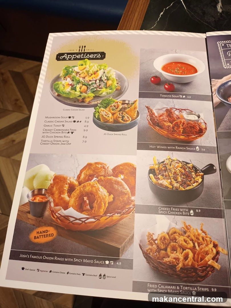 Appetisers Section