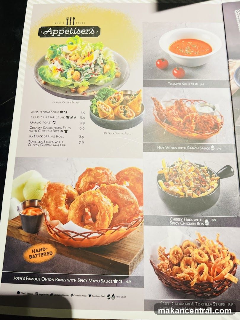 Appetisers Section