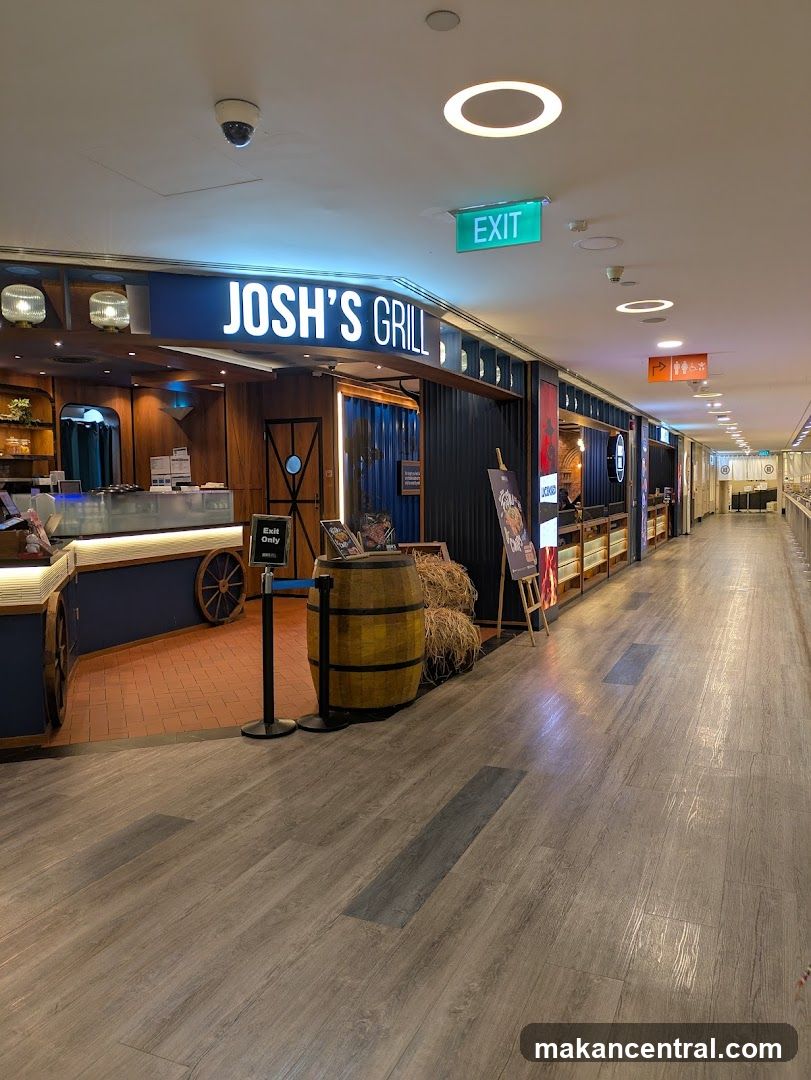 Josh's Grill storefront interior