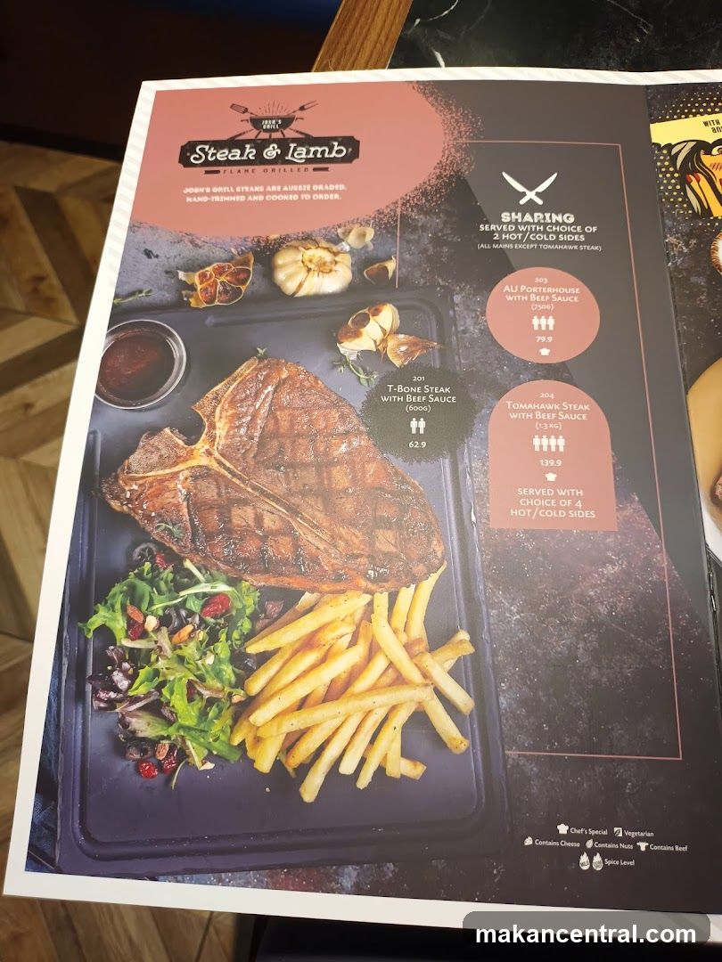 Steak & Lamb Section