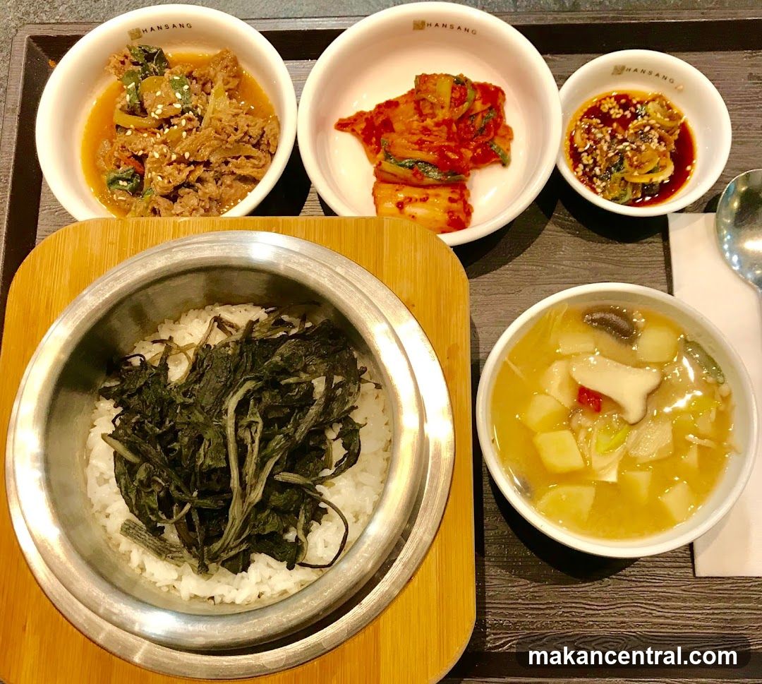 Korean meal set